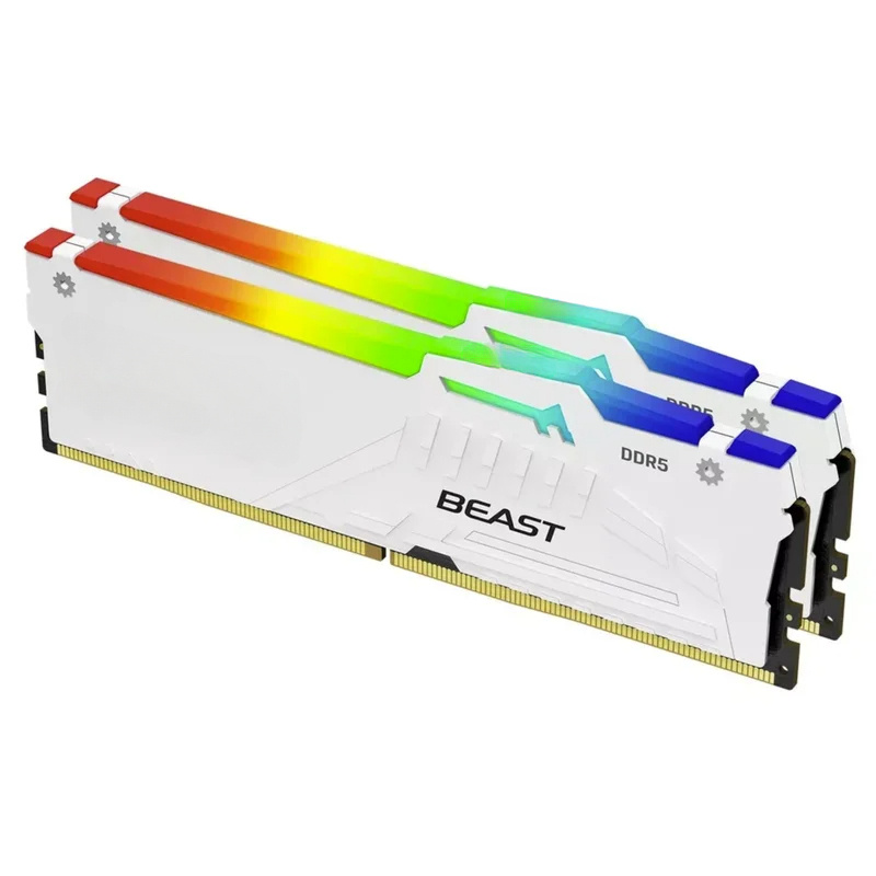 Kingston FURY White RGB 32G(2x - 64Gb Ddr5 6000Mhz Cl30 2X32Gb Desktop บทวิจารณ์และราคา